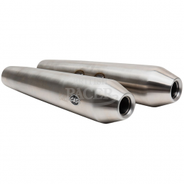 S&S Slip-On stainless steel silencers