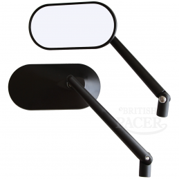 oval adjustable mirror